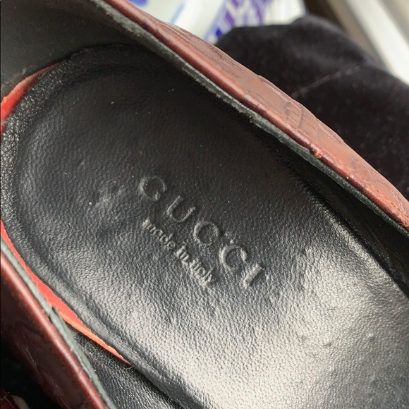 Gucci Vintage Collection shoes 👠 leather design - Picture 2 of 5
